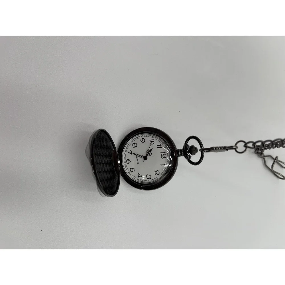 Engraved Pocket Watch With Chain For‎ Dad Hero Holidays Birthdays Party's